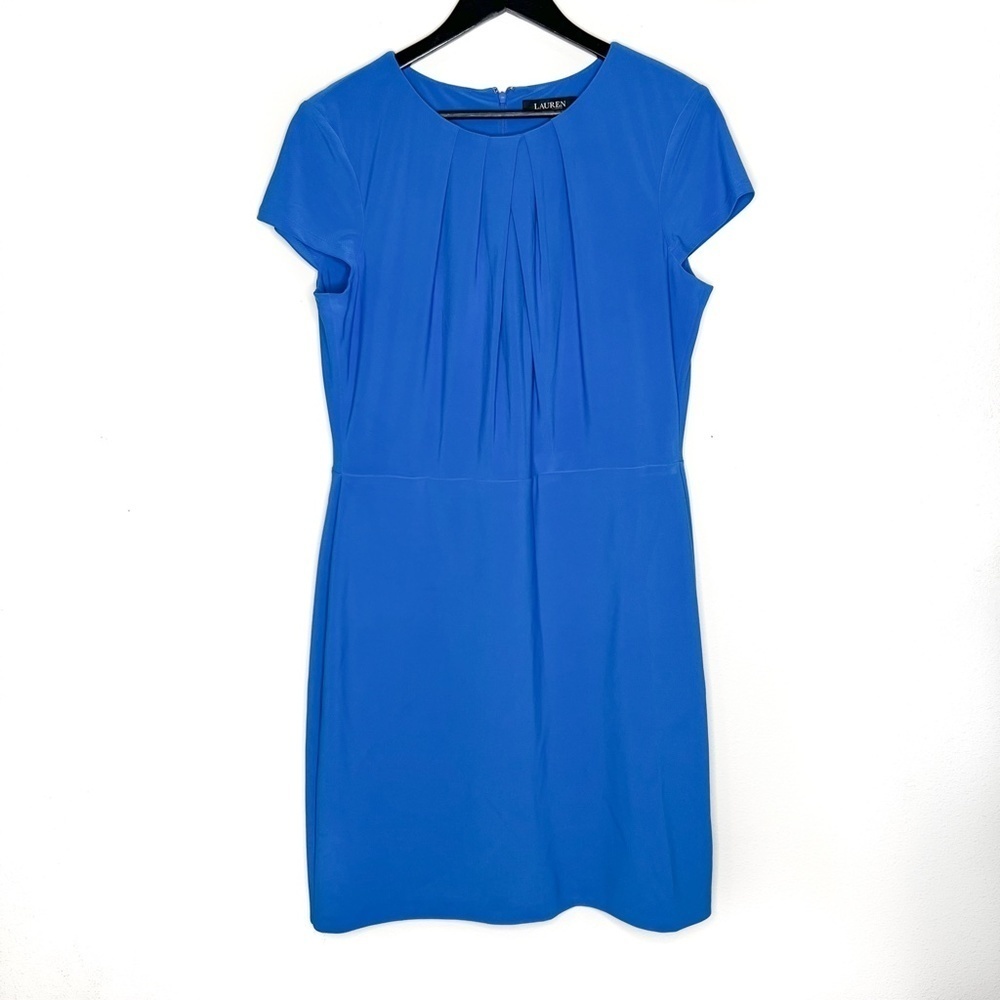Lauren Ralph Lauren Dress Curve Brenda Short Sleeve Jersey